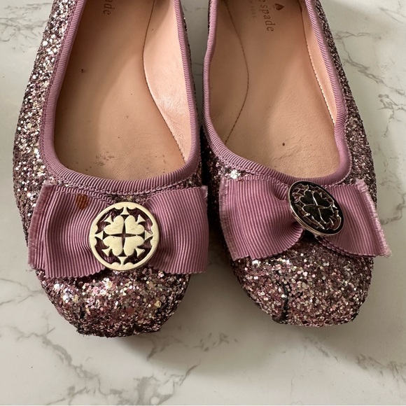 Kate Spade | Pink Glitter Ballet Flats - Picture 4 of 10
